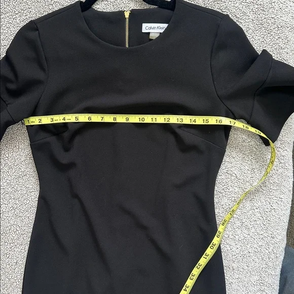 CK Short Ruffle Sleeve LBD - Picture 7 of 7